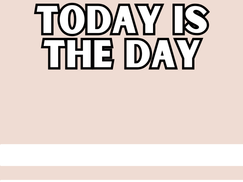 Today is the&nbsp;Day